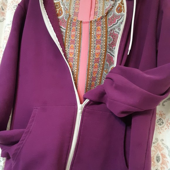 SALE Amazon Fall Perfect Purple/Plum Hoodie Sz M - Picture 2 of 8